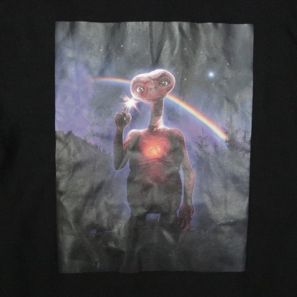 Shoe Palace Hoodie Mens Medium Black ET Extra Terrestrial Pullover Long Sleeve - Picture 10 of 15